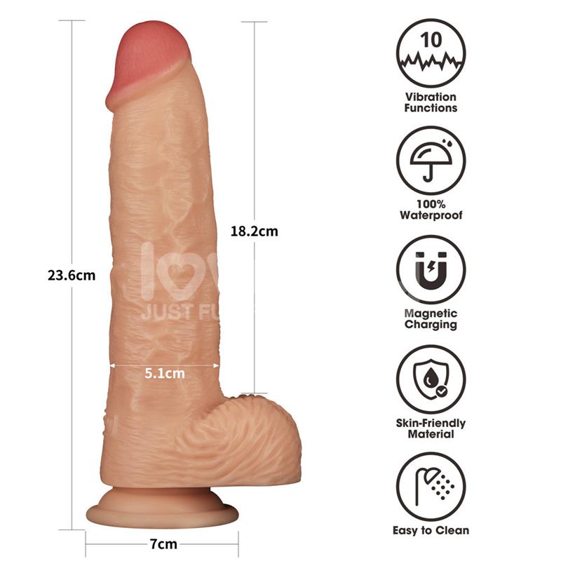 Arnes con Dildo con Vibracion 95