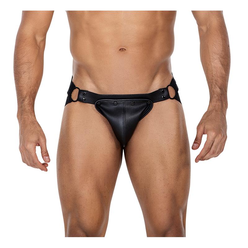 JOCKSTR4P02 Suspensorio Jock snap Negro