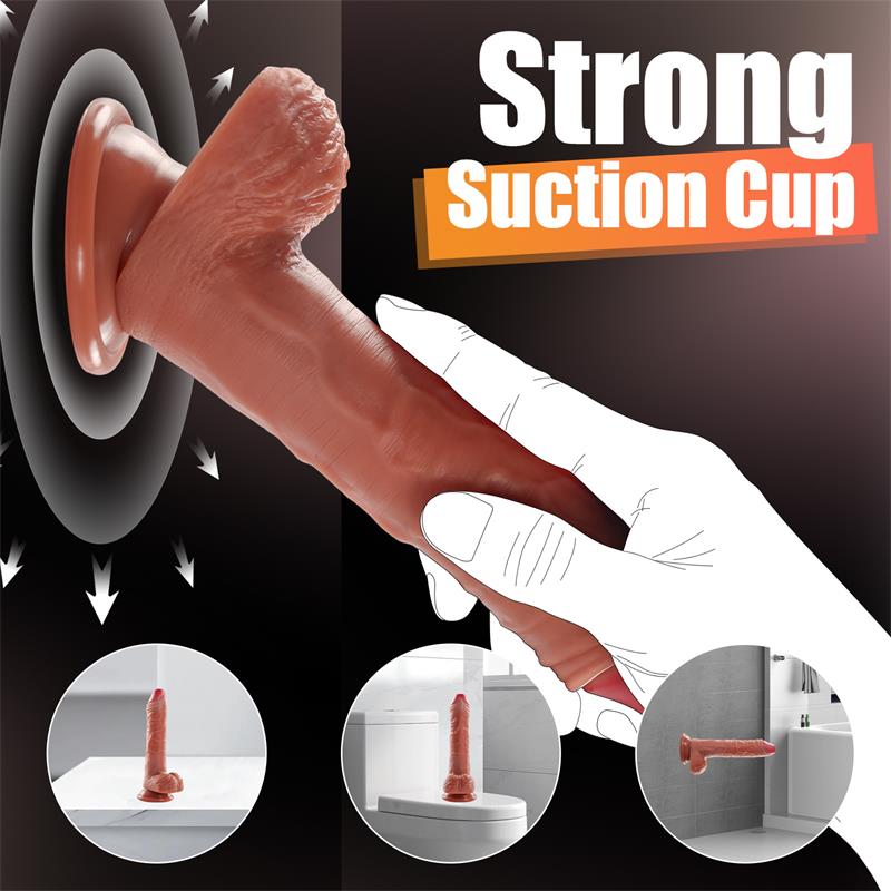 Baird Dildo con Thrusting y Vibracion 807