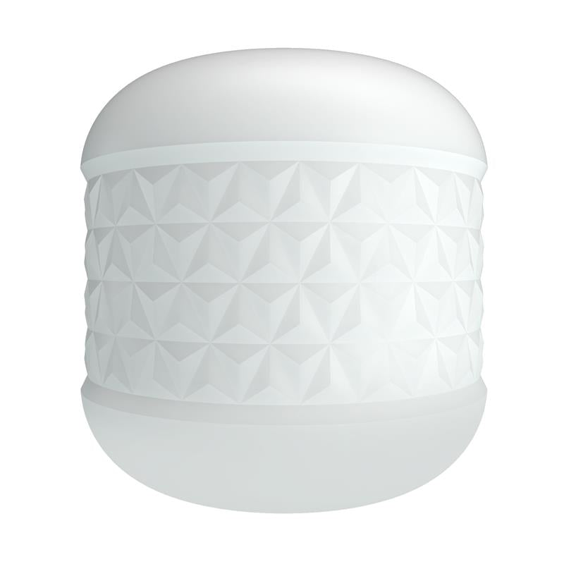 Crystle Masturbador Doble Entrada Blanco