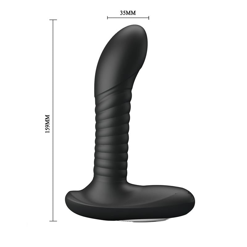 Masajeador Prostatico con Vibracion y Bolas Rotadoras