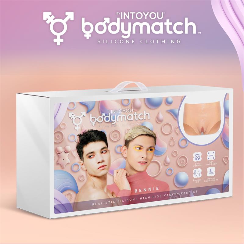 Bennie Braguita Vagina y Ano Realista Silicona Liquida Talla S