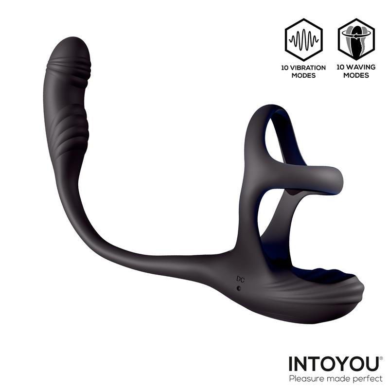 Kamber Plug Anal Vibracion y Waving 360º y Estimulador Testiculos