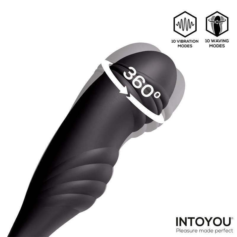 Kamber Plug Anal Vibracion y Waving 360º y Estimulador Testiculos
