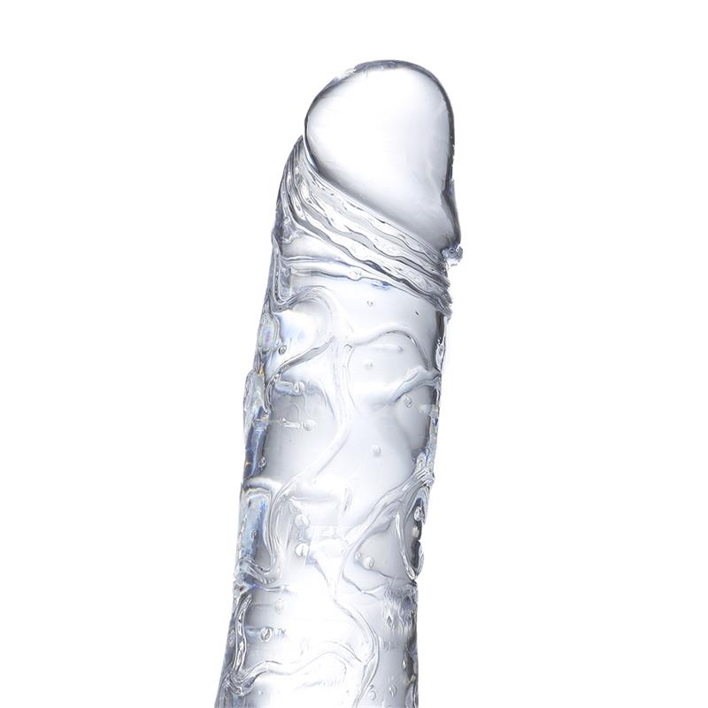 Dildo Realista Material Cristalino 19 cm