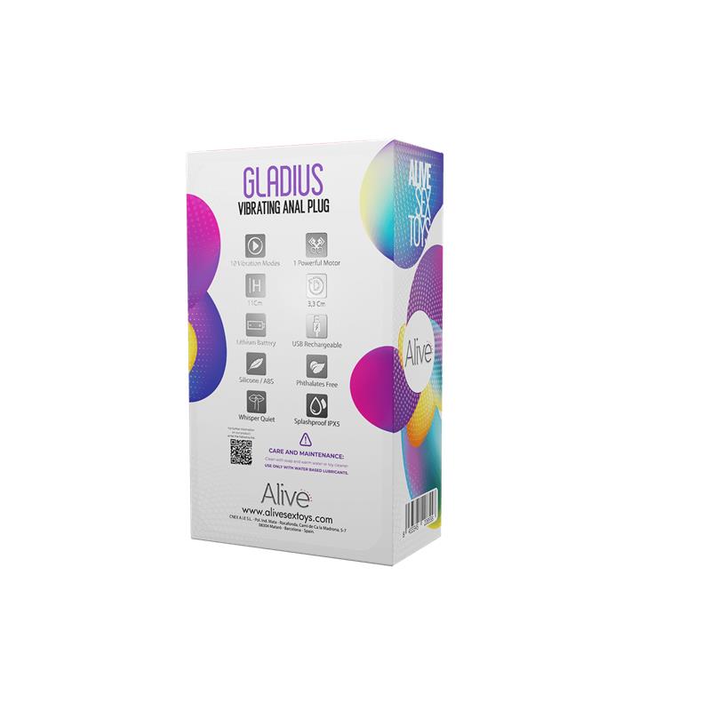 Gladius Plug Anal con Vibracion