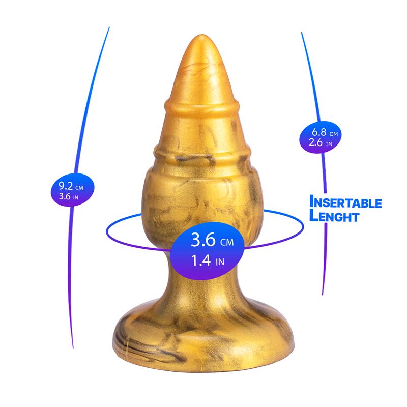 Goldy Plug anal Fantasy Silicona liquida