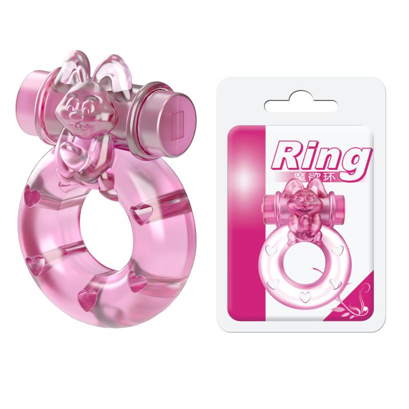 Anillo con Bala Vibradora Conejito