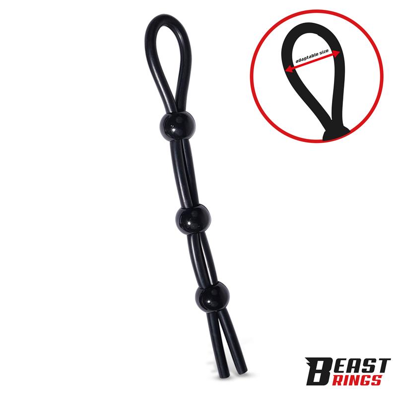 Lasso Anillo para el Pene Silicona Ajustable