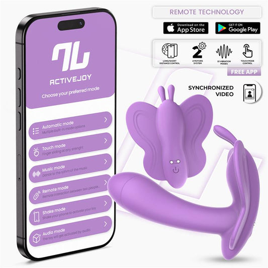 Wingy Estimulador Mariposa con APP Lavanda