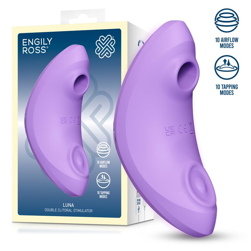 Luna Estimulador de Clitoris con Succion y Pulsacion
