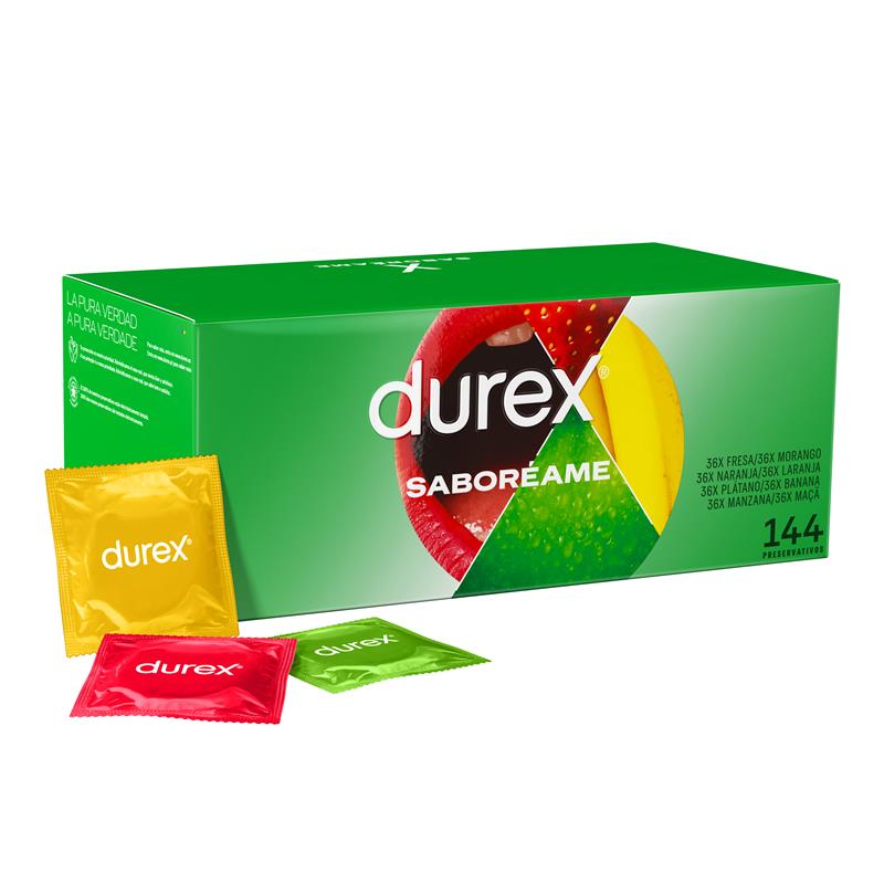 Preservativos Durex Sabor Taste Me 144 unidades