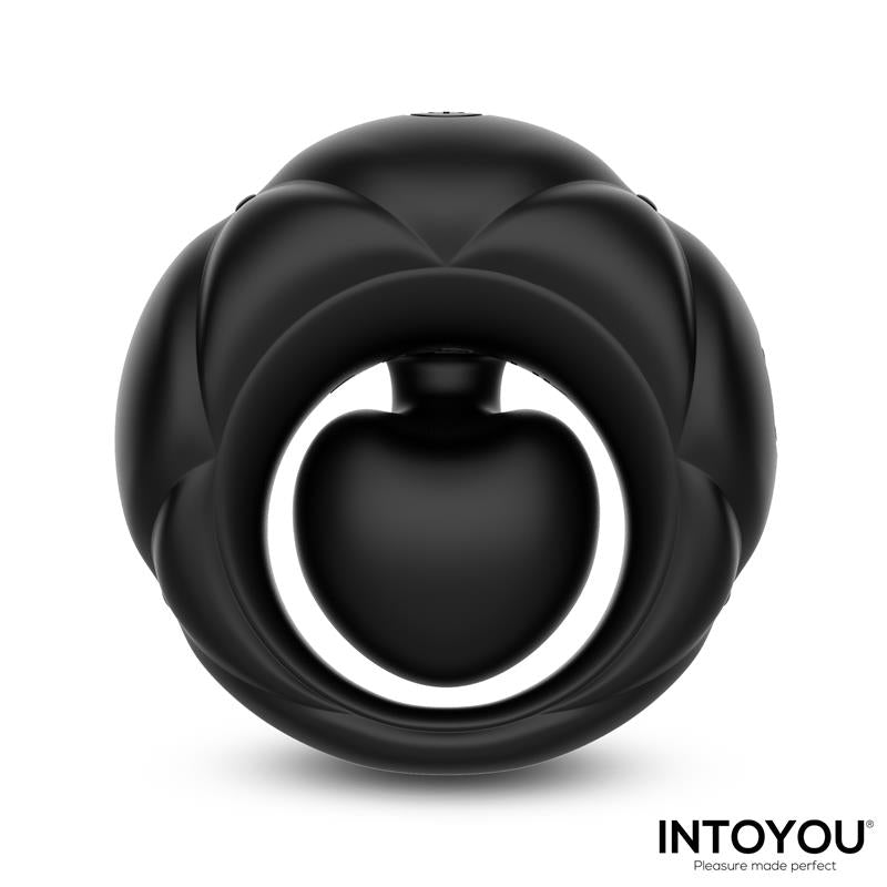 Torus Anillo Vibrador con Bola Clitoriana con Control Remoto USB
