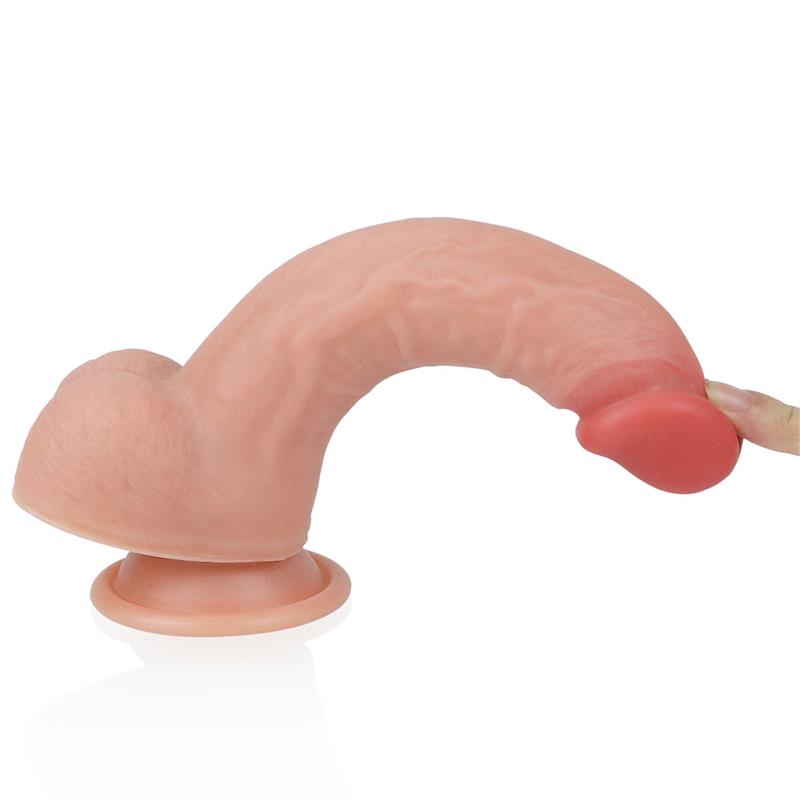 Dildo Nature 8 Silicona Liquida Natural