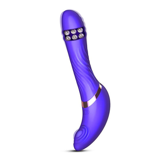Vibrador Rayden com Pulsação e Bolas Internas Removíveis Duas Posições