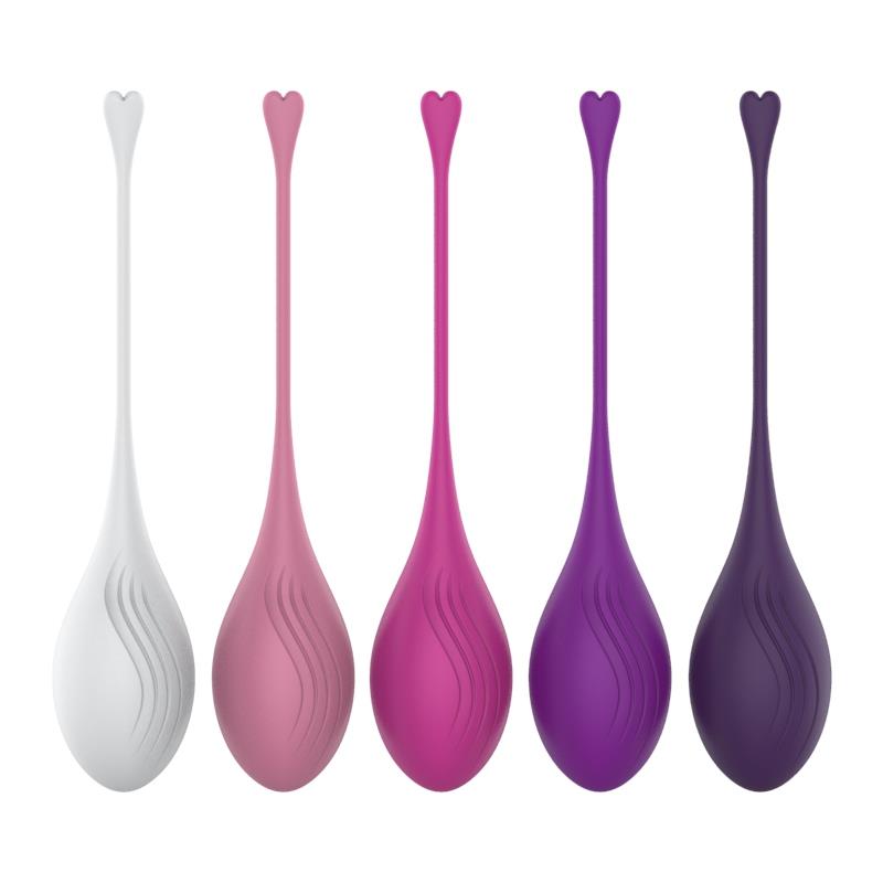 Conjunto de 5 bolas de Kegel de pesos diferentes