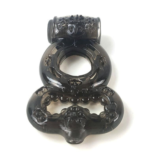 Anel peniano vibratório preto