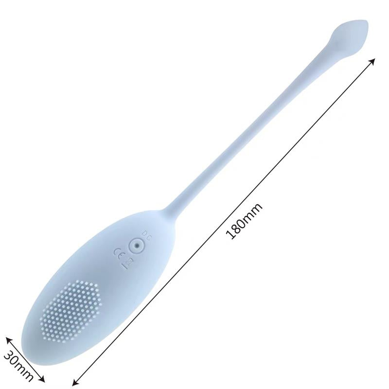 Ovo vibratório com controle remoto azul