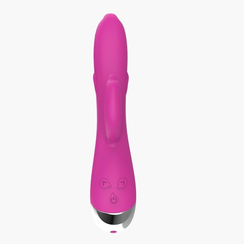 Vibrador USB Dolphin 6 funções rosa