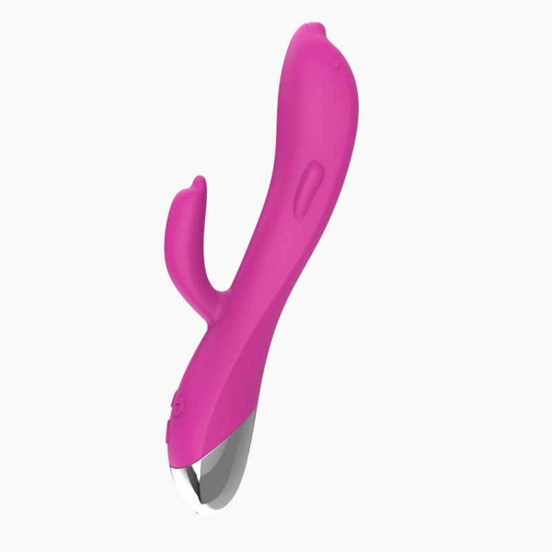 Vibrador USB Dolphin 6 funções rosa