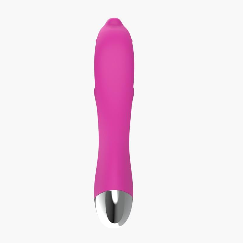 Vibrador USB Dolphin 6 funções rosa