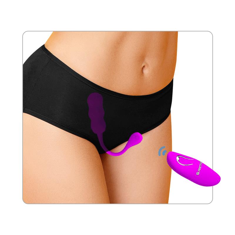 Ovo vibratório com controle remoto USB Leshy