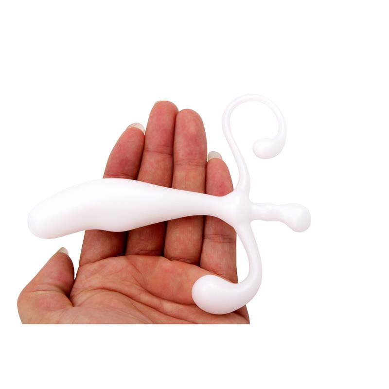 Estimulador Prostático 12,5 x 2,5 cm Branco