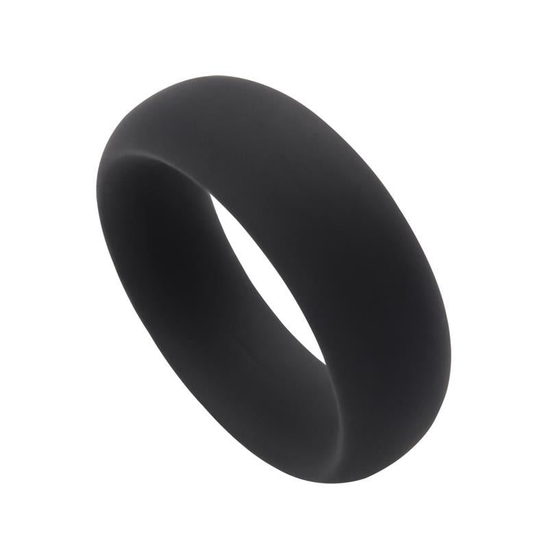Anel Peniano de Silicone Infinity G Preto