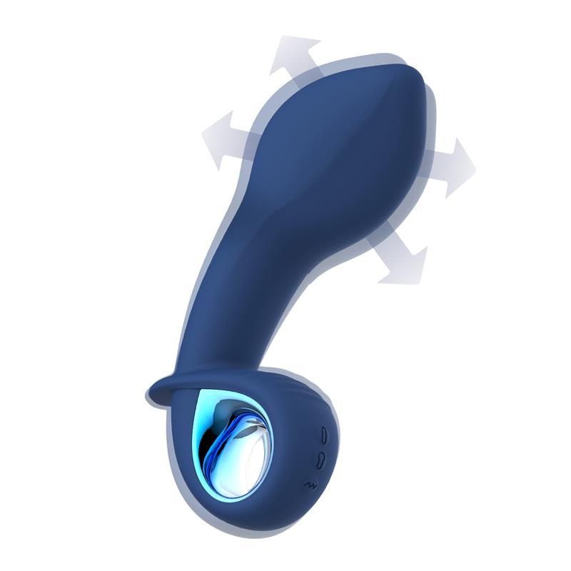Vibrador Alpha Advanced com função de inflação e vibração USB Silicone