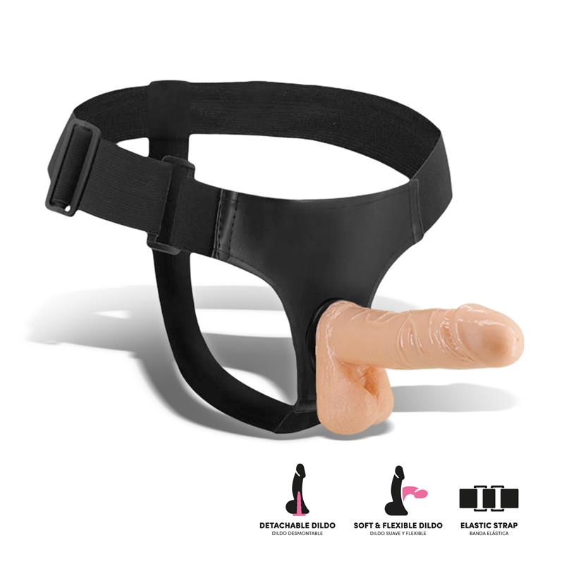 Arnês Flaxy com Dildo Flexível Destacável
