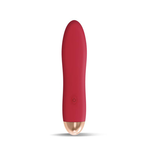 Estimulador Dawel 10 velocidades vermelho ferrugem