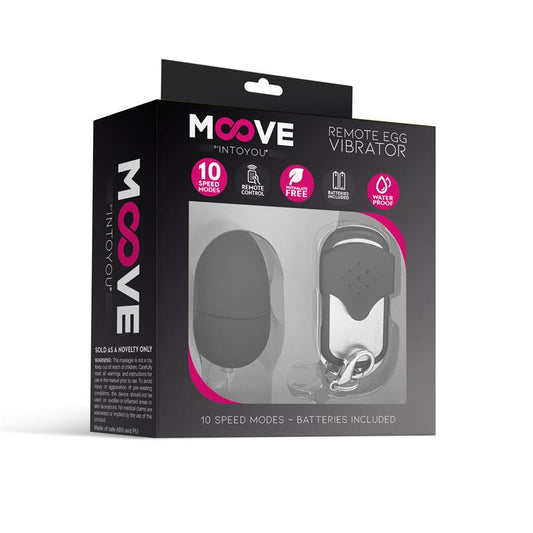 Mini ovo vibratório preto com controle remoto