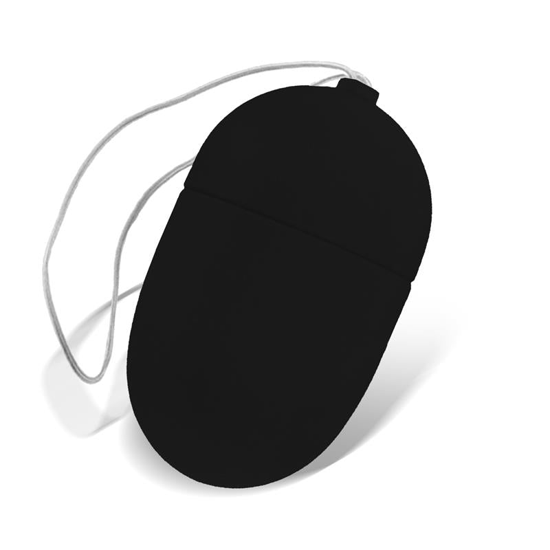 Ovo vibratório com controle remoto preto médio
