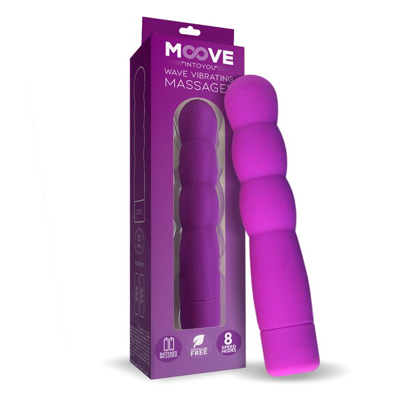 Massageador de ondas 8 funções roxo