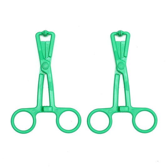 Grampos de mamilo verdes